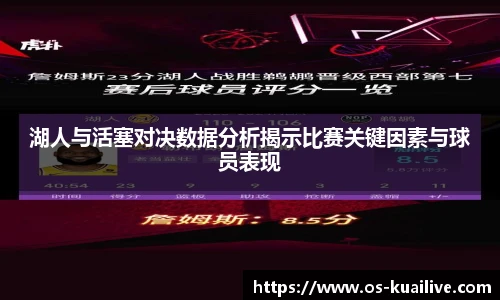 湖人与活塞对决数据分析揭示比赛关键因素与球员表现